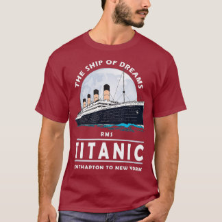 A 1912 Vintage Titanic Voyage Ship Cruise Gift T-Shirt