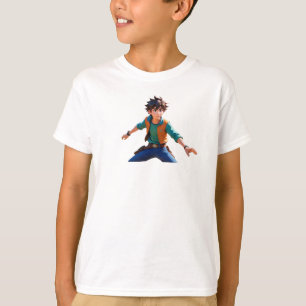 a 3-D-style young man T-Shirt