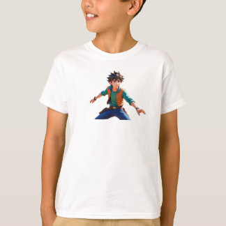 a 3-D-style young man T-Shirt