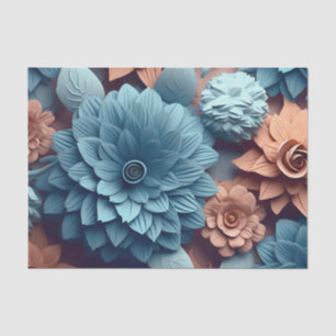 A 3D Flower Series Design 2 Tissue Paper