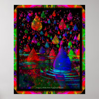 A 3D Raindrop Fantasy