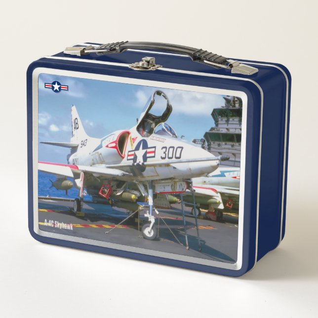 A-4 SKYHAWK METAL LUNCH BOX (Front)