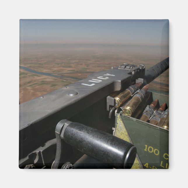 A 50 calibre machine gun magnet (Front)