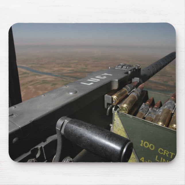 A 50 calibre machine gun mouse pad (Front)
