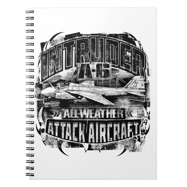 A-6 Intruder Notebook Spiral Photo Notebook (Front)