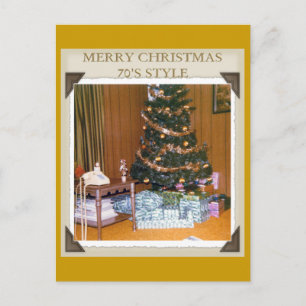 A 70S CHRISTMAS HOLIDAY POSTCARD