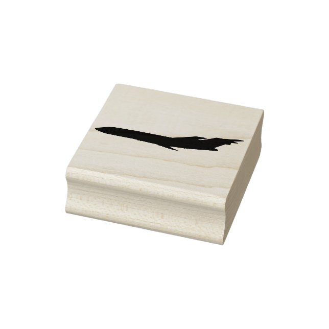 A 727 in flight rubber stamp (Stamp)