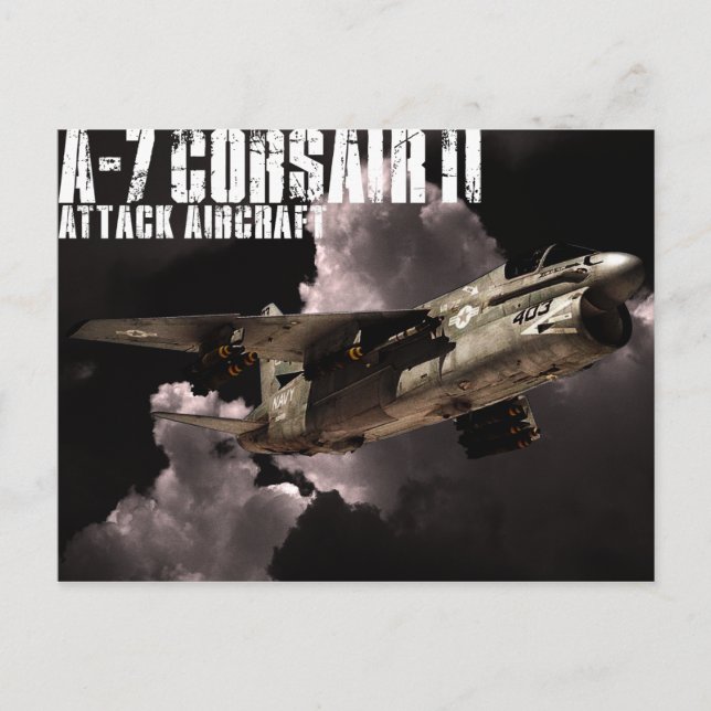 A-7 Corsair II Postcard (Front)