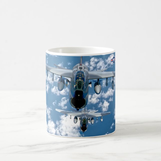 A-7K CORSAIR II COFFEE MUG (Center)