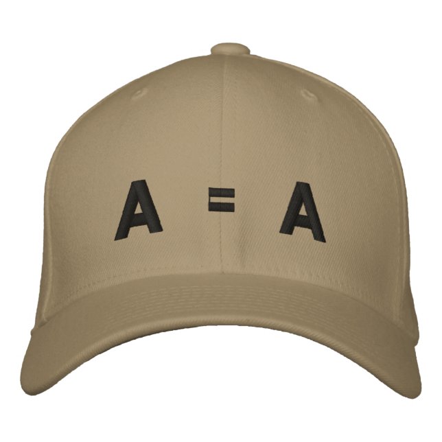 A = A EMBROIDERED HAT (Front)