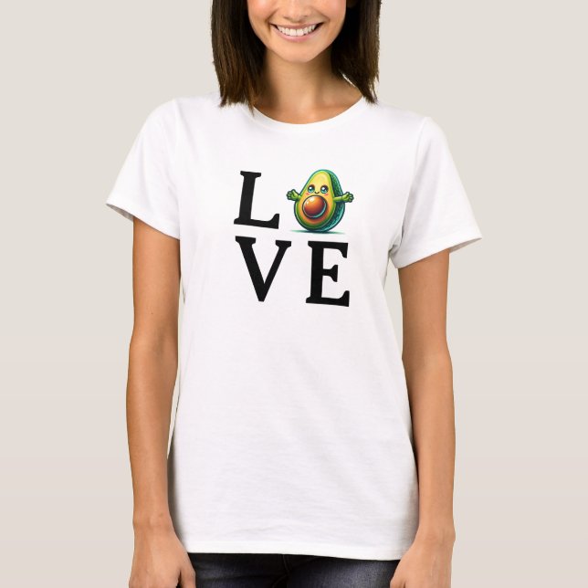 A Advocade Love Statement  T-Shirt (Front)