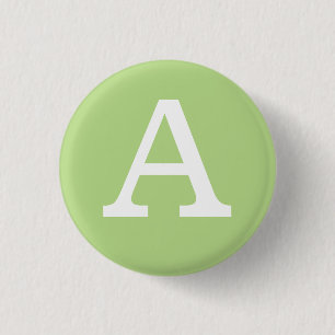 "A" Alphabet Collectable (#1) 3 Cm Round Badge