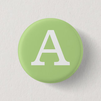 "A" Alphabet Collectable (#1) 3 Cm Round Badge