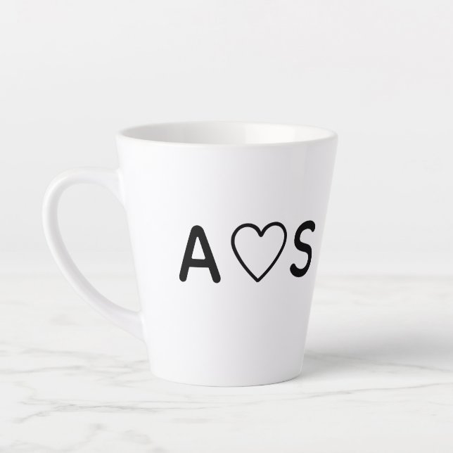 A and S Latte Mug (Left)