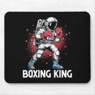 A Astronaut Boxing King Boxer Sports Strength Athl Mouse Pad
