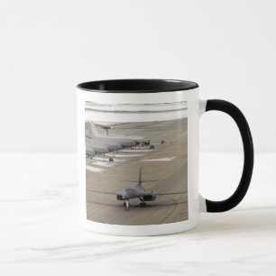 A B-1B Lancer arrives at Eielson Air Force Base Mug