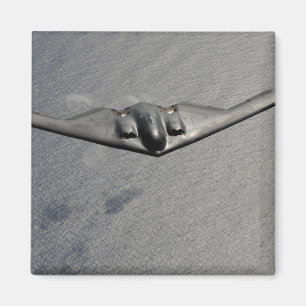 A B-2 Spirit flies over the Pacific Ocean Magnet