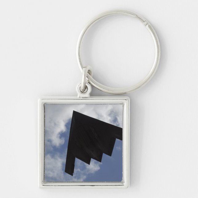 A B-2 Spirit in flight Key Ring (Front)