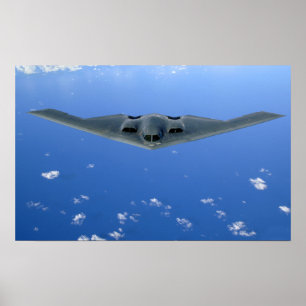 A B-2 Spirit soars through the sky Poster