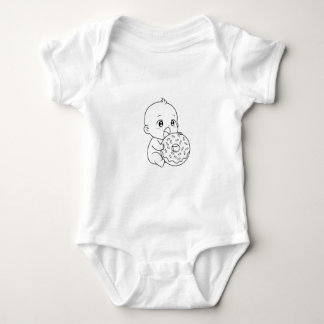 a baby design for a baby's outfit bodysuit