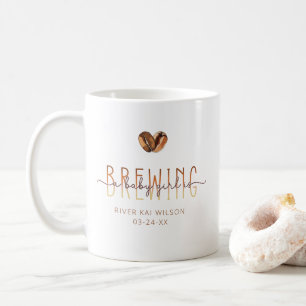 A Baby Girl Is Brewing Coffee Baby Shower Mug