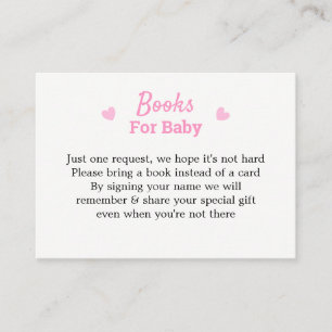 A Baby Is Brewing Baby Shower Book Request Enclosure Card