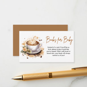 A Baby is Brewing Baby Shower Books for Baby Enclosure Card