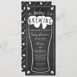 A Baby Is Brewing Baby Shower Invitation