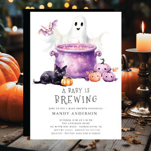 A Baby is Brewing Baby Shower Invitation