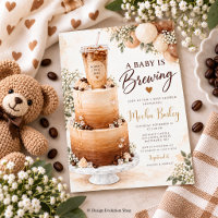 A Baby Is Brewing Baby Shower Invitation