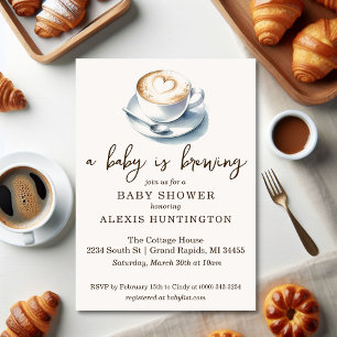 A Baby is Brewing Baby Shower Invitation