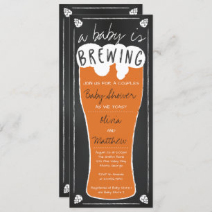 A Baby Is Brewing Baby Shower Invitation