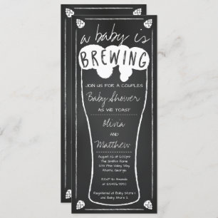 A Baby Is Brewing Baby Shower Invitation