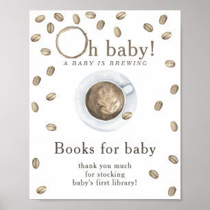 A baby is brewing Books for baby Poster