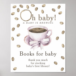 A baby is brewing Books for baby Poster