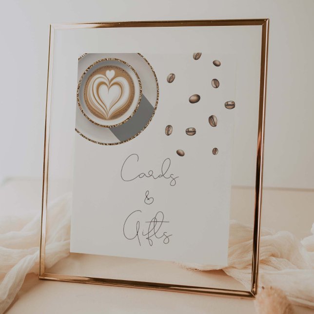 A baby is brewing coffee Baby Shower Cards&Gifts  Poster (Creator Uploaded)