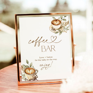 A Baby is Brewing Coffee Bar Sign   Coffee Baby 