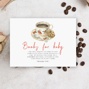 A baby is brewing coffee Books for baby Enclosure Card