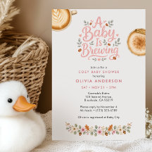 A Baby is Brewing Coffee Theme Baby Shower