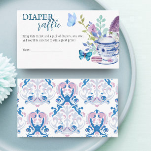 A Baby is Brewing Diaper Raffle Baby shower Enclosure Card