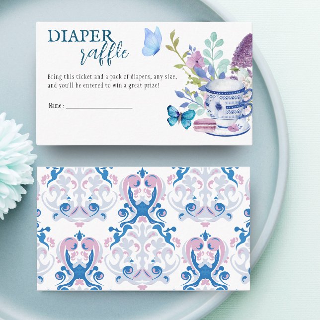 A Baby is Brewing Diaper Raffle Baby shower Enclosure Card (Creator Uploaded)