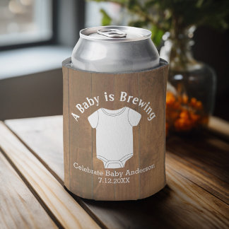 A Baby is Brewing - Gender Neutral Shower Favour Can Cooler