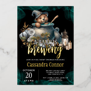 A Baby Is Brewing Halloween Baby Shower