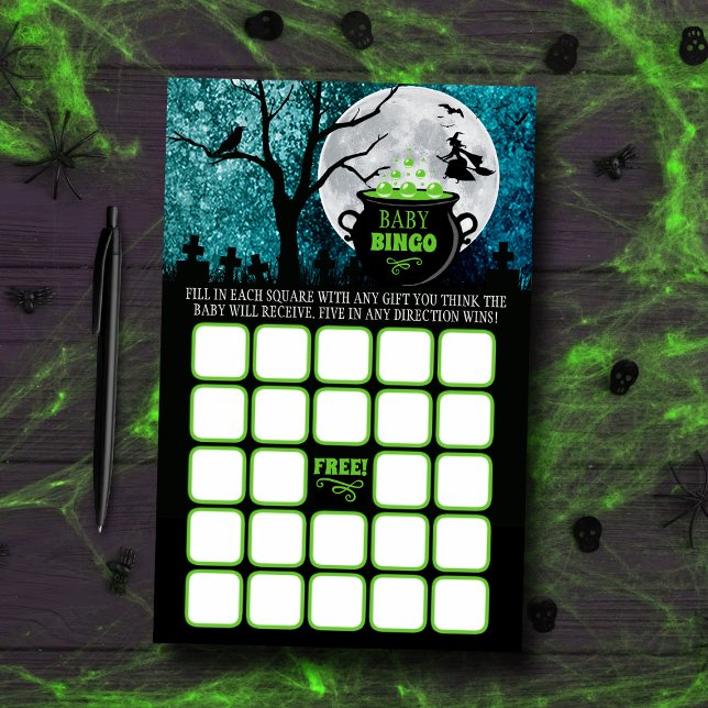 A Baby Is Brewing Halloween Baby Shower Bingo Game (Creator Uploaded)