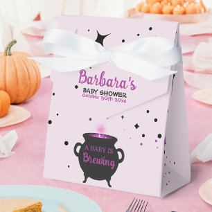A Baby Is Brewing Halloween Baby Shower Favour Box