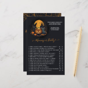 A Baby Is Brewing Halloween Baby Shower M/D Game