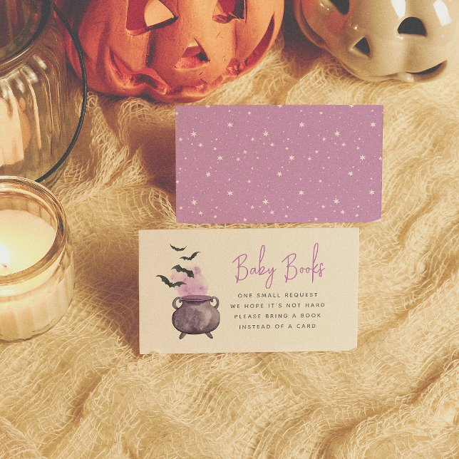 A Baby Is Brewing Halloween Books For Baby Enclosure Card (Creator Uploaded)