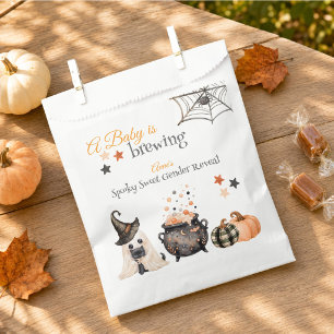 A Baby Is Brewing Halloween Treat Favour Bag