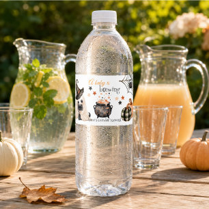 A Baby Is Brewing  Water Bottle Label