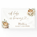 A Baby is Brewing Welcome Banner | Coffee Baby